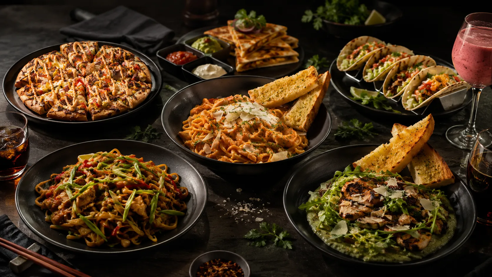 Comfort-food platter served at Spark Chef Dining & Takeout in Sherwood Park